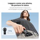 K&F CONCEPT PT02 Supporto magnetico per telefono da 7 mm e 59 g, bastone per selfie pieghevole per iPhone, mini treppiede tascabile con magneti bifacciali e gancio, compatibile con iPhone serie 17-12 e telefoni Android