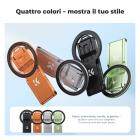 K&F CONCEPT PT02 Supporto magnetico per telefono da 7 mm e 59 g, bastone per selfie pieghevole per iPhone, mini treppiede tascabile con magneti bifacciali e gancio, compatibile con iPhone serie 17-12 e telefoni Android