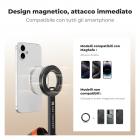 Treppiede magnetico leggero K&F CONCEPT da 71 pollici per selfie stick, supporto per telefono estensibile e portatile con telecomando Bluetooth, rig per vlog in alluminio con regolazione a 3 assi, compatibile con iPhone 17, 16, 15, 14 Pro Max