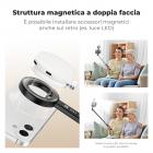 Treppiede magnetico leggero K&F CONCEPT da 71 pollici per selfie stick, supporto per telefono estensibile e portatile con telecomando Bluetooth, rig per vlog in alluminio con regolazione a 3 assi, compatibile con iPhone 17, 16, 15, 14 Pro Max