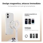 Treppiede K&F CONCEPT leggero da 71 pollici con Mag-Safe, supporto per telefono estensibile e portatile con telecomando Bluetooth, rig per vlog in alluminio con regolazione a 3 assi, compatibile con iPhone 17, 16, 15, 14 Pro Max
