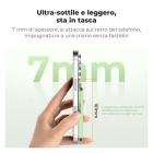 Supporto magnetico per telefono K&F CONCEPT da 7 mm e 59 g, bastone per selfie pieghevole per iPhone, mini treppiede tascabile con magneti bifacciali e gancio, compatibile con iPhone serie 17-12 e telefoni Android.