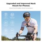 K&F CONCEPT Neck Phone Holder, 2-in-1 Magnetic & Clip-on Phone Neck Holder, POV Phone Holder, Hand Free Chest Stand Compatible with iPhone 17-12 Seires Android Phones