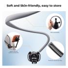 K&F CONCEPT Neck Phone Holder, 2-in-1 Magnetic & Clip-on Phone Neck Holder, POV Phone Holder, Hand Free Chest Stand Compatible with iPhone 17-12 Seires Android Phones