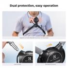 K&F CONCEPT Neck Phone Holder, 2-in-1 Magnetic & Clip-on Phone Neck Holder, POV Phone Holder, Hand Free Chest Stand Compatible with iPhone 17-12 Seires Android Phones