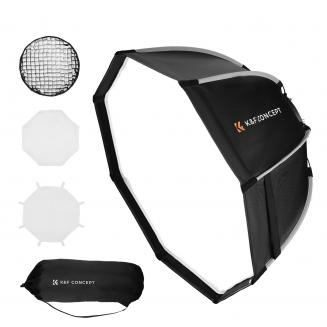 26" / 65cm Octagonal Softbox Quick Release Bowens Mount Softbox with Honeycomb Grid Light Diffusers Carrying Bag for Photography Studio Speedlite Flash and Monolight