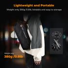 15.75" / 40cm K&F CONCEPT Mini Bowens Mount Octagonal Softbox for PL-60B COB Light, Includes Honeycomb Grid, Diffuser, and Drawstring Storage Bag.