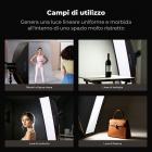 K&F CONCEPT Softbox a striscia a montaggio rapido One-snap da 30x120 cm | Softbox portatile con diffusori/griglia a nido d'ape/borsa a griglia/attacco Bowens standard per fotografia di prodotti in studio con luce COB LK09