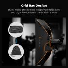 K&F CONCEPT 12"x47"/30x120cm One-snap Quick-Setup Strip Softbox | Portable Soft Box with Diffusers/Honeycomb Grid/Grid Bag/Standard Bowens Mount for COB Light Studio Product Photography LK09