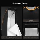 K&F CONCEPT 12"x47"/30x120cm One-snap Quick-Setup Strip Softbox | Portable Soft Box with Diffusers/Honeycomb Grid/Grid Bag/Standard Bowens Mount for COB Light Studio Product Photography LK09