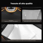 K&F CONCEPT Softbox rettangolare portatile a montaggio rapido da 60x90 cm (24"x35") | Softbox a scatto singolo con diffusori/griglia a nido d'ape/borsa a griglia/attacco Bowens standard per fotografia di prodotti in studio con luce COB LJ01