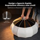 Softbox a lanterna K&F CONCEPT, 65 cm, profondità regolabile, sgancio rapido | Kit di illuminazione softbox con attacco Bowens, modificatore di luce per fotografia di neonati, studio di live streaming e registrazione video LK11