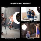 Softbox a lanterna K&F CONCEPT, 65 cm, profondità regolabile, sgancio rapido | Kit di illuminazione softbox con attacco Bowens, modificatore di luce per fotografia di neonati, studio di live streaming e registrazione video LK11