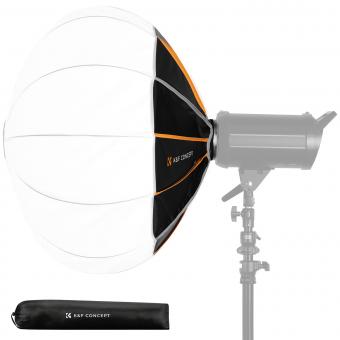 K&F CONCEPT Lantern Softbox, 25.6"/65cm, Depth Adjustable, Quick Release | Softbox Lighting Kit with Bowens Mount, Light Modifier for Baby Photography, Live Streaming Studio and Video Recording LK11