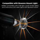 K&F CONCEPT Lantern Softbox, 25.6"/65cm, Depth Adjustable, Quick Release | Softbox Lighting Kit with Bowens Mount, Light Modifier for Baby Photography, Live Streaming Studio and Video Recording LK11