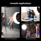 K&F CONCEPT Lantern Softbox, 25.6"/65cm, Depth Adjustable, Quick Release | Softbox Lighting Kit with Bowens Mount, Light Modifier for Baby Photography, Live Streaming Studio and Video Recording LK11