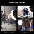 Softbox a lanterna K&F CONCEPT, 90 cm, profondità regolabile, sgancio rapido | Kit di illuminazione softbox con attacco Bowens, modificatore di luce per fotografia di neonati, studio di live streaming e registrazione video LK11