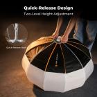 K&F CONCEPT Lantern Softbox, 35.4"/90cm, Depth Adjustable, Quick Release | Softbox Lighting Kit with Bowens Mount, Light Modifier for Baby Photography, Live Streaming Studio and Video Recording LK11