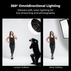 K&F CONCEPT Lantern Softbox, 35.4"/90cm, Depth Adjustable, Quick Release | Softbox Lighting Kit with Bowens Mount, Light Modifier for Baby Photography, Live Streaming Studio and Video Recording LK11