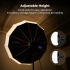 K&F CONCEPT Lantern Softbox, 35.4"/90cm, Depth Adjustable, Quick Release | Softbox Lighting Kit with Bowens Mount, Light Modifier for Baby Photography, Live Streaming Studio and Video Recording LK11