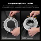 Softbox ottagonale K&F CONCEPT, 60 cm, custodia a griglia, sgancio rapido | Softbox con attacco Bowens e struttura a nido d'ape, borsa per il trasporto, ideale per fotografi singoli, ritratti personali e fotografia di piccoli prodotti LK13