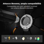 Softbox ottagonale K&F CONCEPT, 60 cm, custodia a griglia, sgancio rapido | Softbox con attacco Bowens e struttura a nido d'ape, borsa per il trasporto, ideale per fotografi singoli, ritratti personali e fotografia di piccoli prodotti LK13