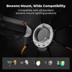 K&F CONCEPT Octagonal Softbox, 23.6"/60cm, Grid Pouch, Quick Release | Bowens Mount Softbox with Honeycomb, Carrying Bag, for Solo Photographer, Personal Portraits, Small Product Photography LK13