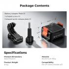 K&F CONCEPT Charging Adapter Base Compatible with DJI Osmo Pocket 4 & 3, Supports Original Super Fast Charging/Quick-Release Clamp/Arca-Swiss/1/4 Screw Holes, Aluminum USB-C Desktop Charging Dock