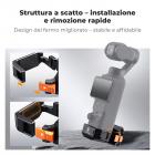 Accessori adattatore di espansione K&F CONCEPT compatibili con Pocket 4/3, gabbia protettiva in alluminio con slitta a caldo, 1/4", Action, Arca, Dual-Claw, compatibile con custodia originale, supporto per fotocamera in alluminio espandibile