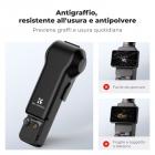 Custodia protettiva K&F Concept compatibile con DJI Osmo Pocket 4/3, guscio rigido in PC con 2 slot magnetici per filtri (ND/CPL), inserto in silicone, antiurto e antigraffio, ricarica e slot per scheda TF senza necessità di rimozione.
