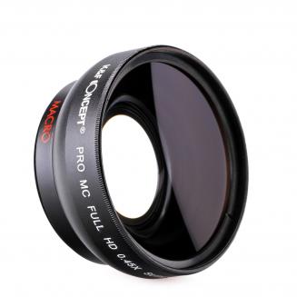 58mm Fisheye Lens 0.45X HD Wide Angle with Macro Close Up