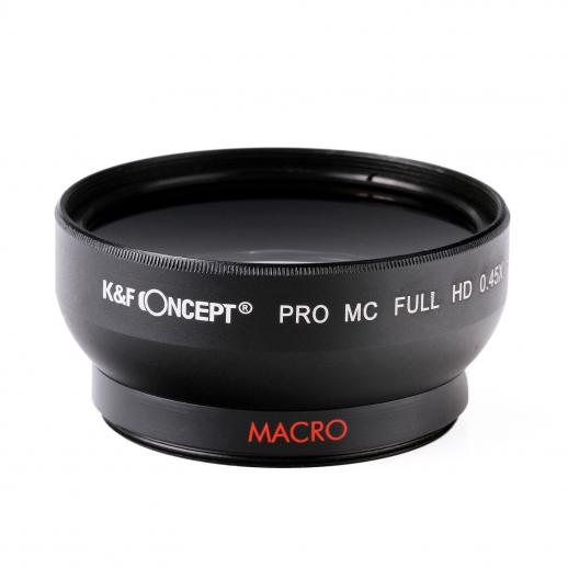 58mm 0.45x Wide Angle & Macro Lens Filter thread DSLR Pro Lens Fit All Camera 