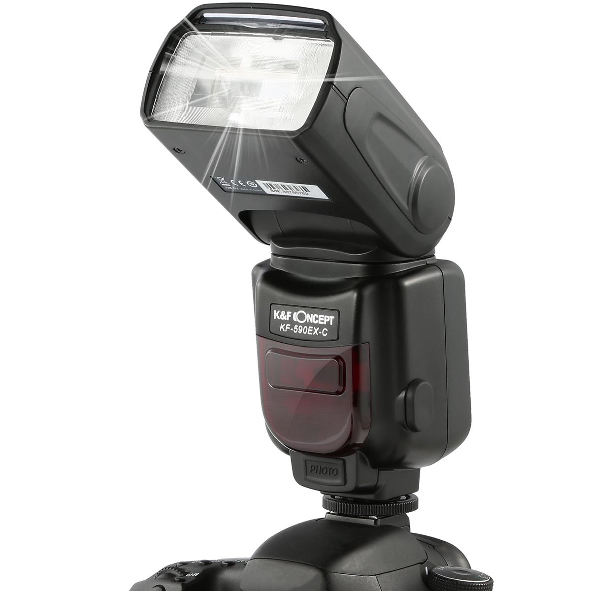 K&F Concept590C ETTL Flash for Canon EOS Rebel GN56 AutoFocus