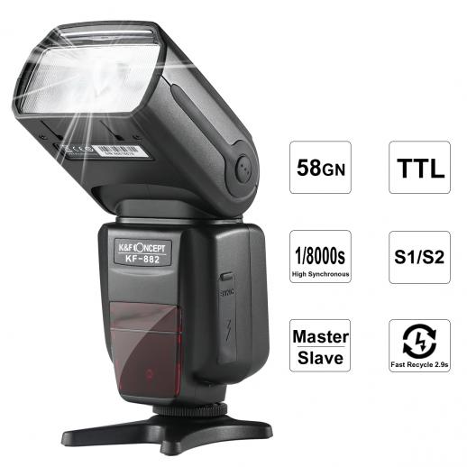 K&f Concept KF590EX-N Wireless TTL Flash Speedlite MASTER lampeggiatore per Nikon 