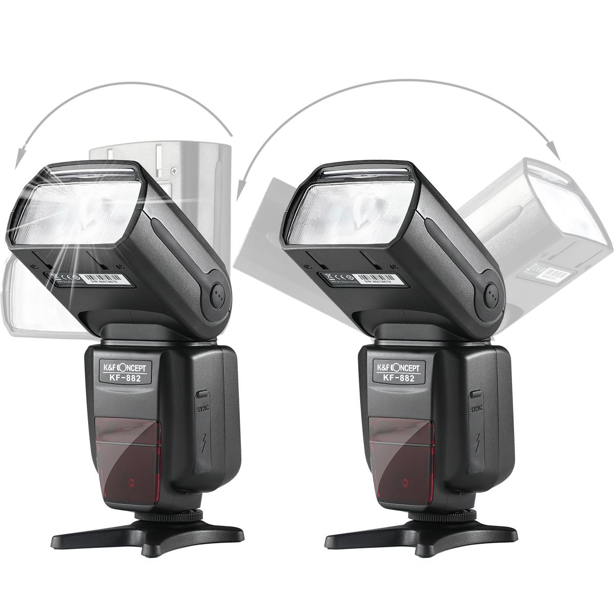 K&F Concept882 iTTL HSS Flash for Nikon GN58 1/8000s High Speed Sync