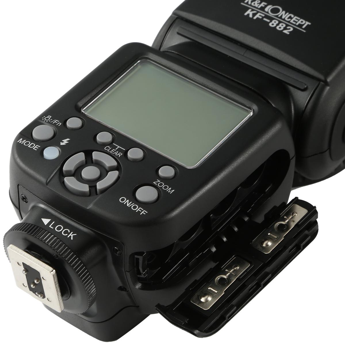 K&F Concept882 iTTL HSS Flash for Nikon GN58 1/8000s High Speed Sync