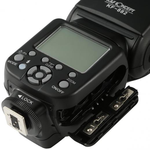 K&F Concept882 i-TTL HSS Flash for Nikon GN58 1/8000s High Speed Sync