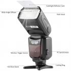 KF-560 Universal Speedlite Flash with LCD Display Compatible with Canon Nikon DSLR Cameras