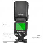 KF-560 Universal Speedlite Flash with LCD Display Compatible with Canon Nikon DSLR Cameras
