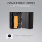 K&F CONCEPT NP-FZ100 battery + NP-FZ100 battery for Sony camera charger + 64GB micro SD card set, such as adapters for Sony Alpha A7 III, A7R III (A7R3), A9, a6600, a7R IV, Alpha a9 II
