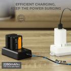 K&F CONCEPT NP-FZ100 battery + NP-FZ100 battery for Sony camera charger + 64GB micro SD card set, such as adapters for Sony Alpha A7 III, A7R III (A7R3), A9, a6600, a7R IV, Alpha a9 II