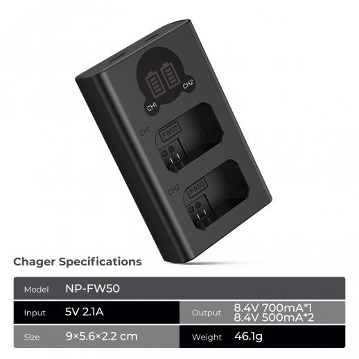 Newell NP-FW50 USB-C Battery for Sony - Newell Pro - Camera Batteries,  Chargers, LED lights and more