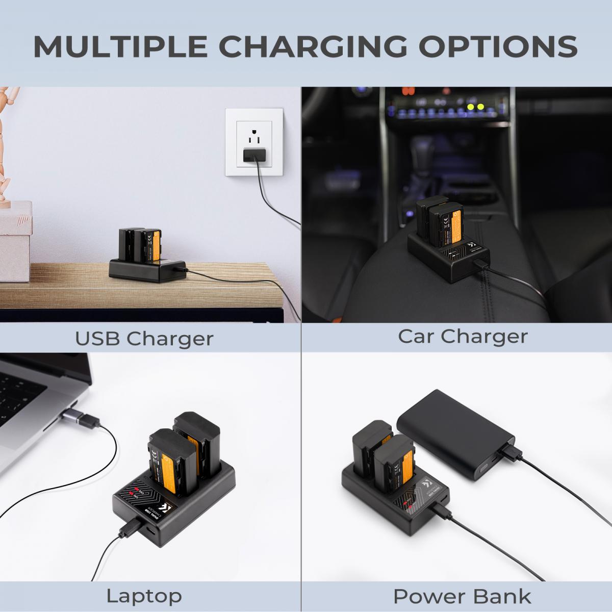 Sony Digital Camera Battery Charger For NP-FZ100 Battery K&F - KENTFAITH