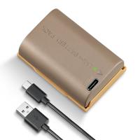 PATONA Caricabatteria Doppio Per LP-E6NH/LP-E6N/LP-E6 – Ricarica USB Per Canon EOS R5, R6, R7, 5D Mark II/III/IV, 60D, 70D, 80D, 90D