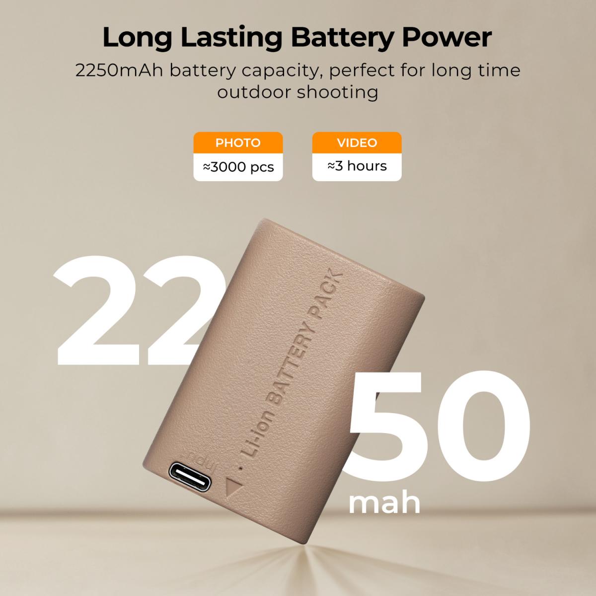 HangTon Batterie Factice LP-E6N USB-C PD QC - Alimentation Continue Pour Canon EOS R5 R6 5D Mark IV Et BMPCC 4K