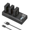 3pcs Battery + Battery charger