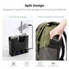 K&F Concept LP-E6NH Charger 18W Fast Dual Portable Battery Charger for Canon R7, R6, R5, R, 6D Mark II, 5D Mark IV, 5D Mark III, 5DS, 5DS R, 5D Mark II, 80D, 90D, 6D, 7D, 7D Mark II