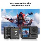 K&F Concept Hero 13 Battery, 3-Pack Enduro Hero13 Batteries and Upgraded Fast Charger Compatible with GoPro Hero 13 Black Camera