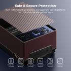 K&F CONCEPT V Mount Battery, 99Wh 6700mAh V-Mount Battery with PD 100W USB-C Fast Charging, with Dual D-TAP/A/USB-C/DC/TFT Display/Emergency Light for Camera, Camcorder, Monitor, Video Light