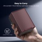 K&F CONCEPT V Mount Battery, 99Wh 6700mAh V-Mount Battery with PD 100W USB-C Fast Charging, with Dual D-TAP/A/USB-C/DC/TFT Display/Emergency Light for Camera, Camcorder, Monitor, Video Light